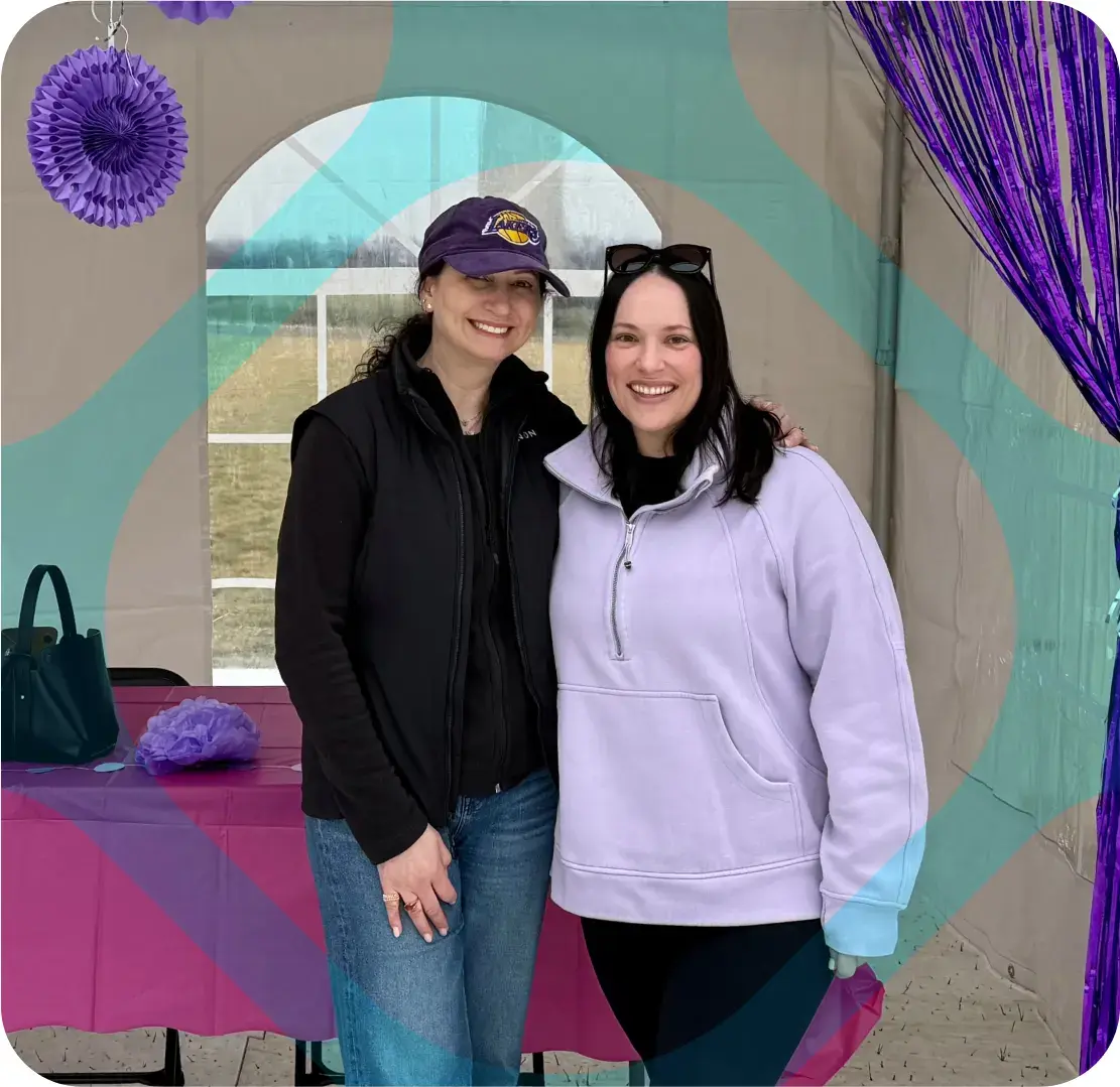 Xenon employees participating in an awareness walk and events