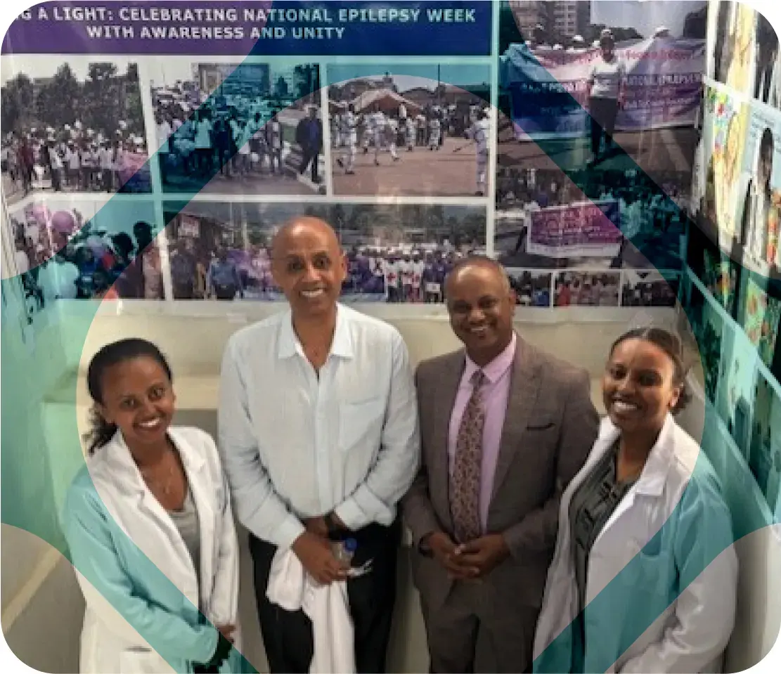 Xenon employees supporting advocacy for the patient community by volunteering, organizing events, and sharing expertise with global healthcare providers