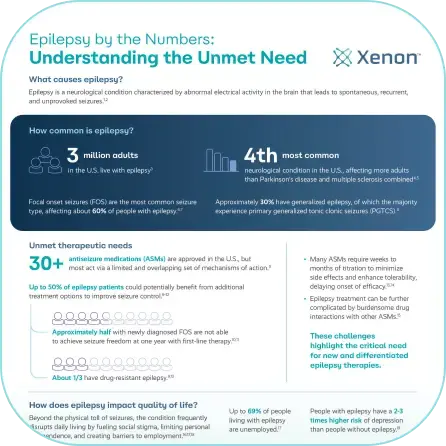 Epilepsy by the Numbers infographic preview